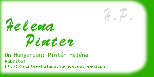 helena pinter business card